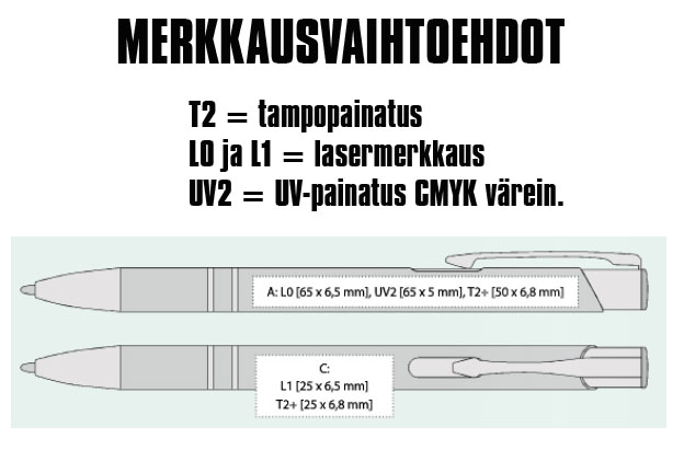 Royal O 911 metallikynä - Image 2