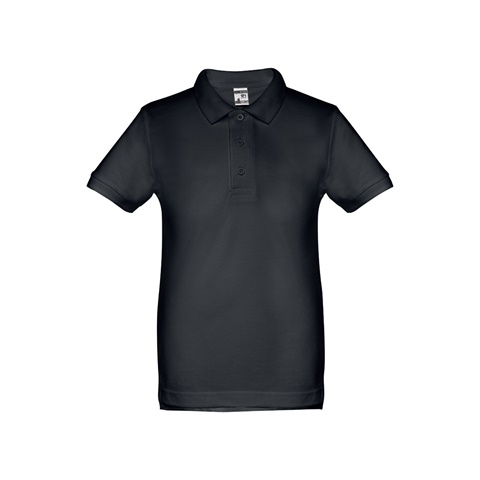 THC ADAM KIDS II. Lyhythihainen puuvillapolopaita lapsille (unisex)