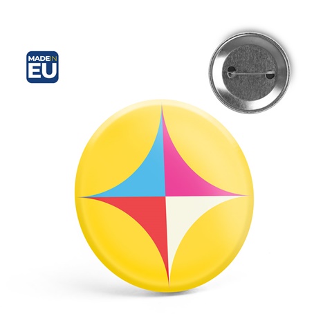 Button P'IN 9. Button P'IN 9. Rintamerkki
