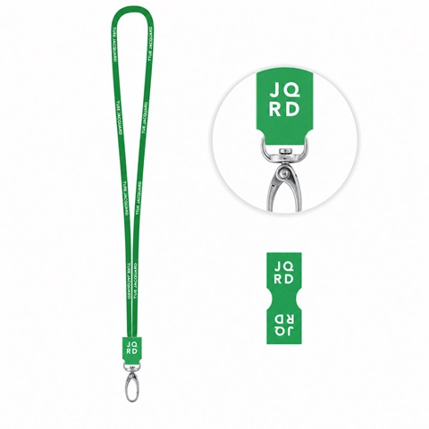 Painettu näyte Lanyard TUBE JACQUARD Long (Ø 7 mm)
