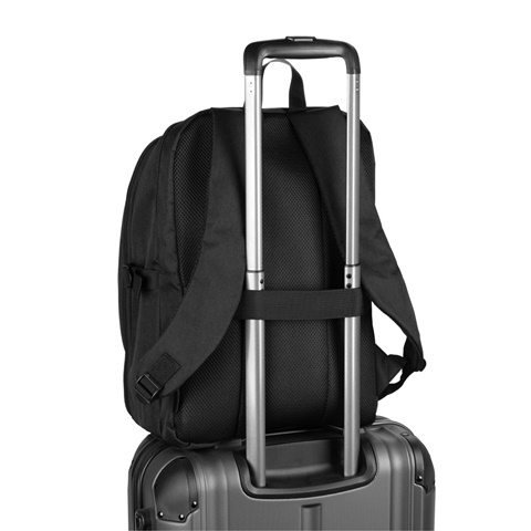 UDINE. Reppu, jossa yksi kokonaan avattava lokero tiheää 300D kierrätettyä polyesteriä, 16" - Image 8