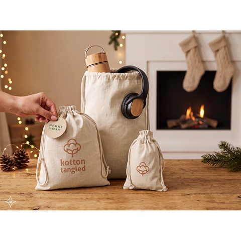 GIFTWRAP M. Keskikokoinen kassi, 100 % puuvillaa (120 g/m²) - Image 3