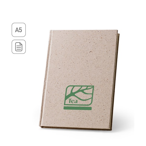 TEAPAD RIGID. A5-kokoinen kovakantinen muistivihko, joka on valmistettu teelehtijätteestä (65 %) - Image 7