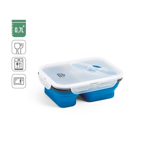 DILL. Lounasrasia. Sisäänvedettävä hermeettinen rasia silikonista ja PP:stä (480 ja 760 ml) - Image 4