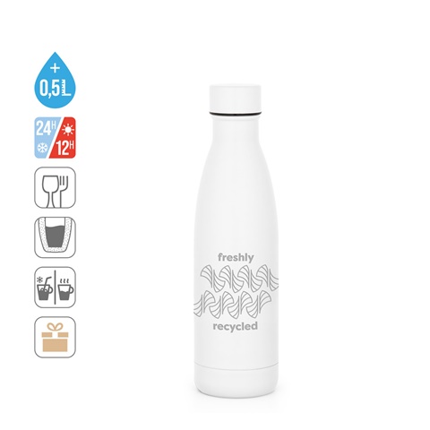 RE-BUFFON M. Termospullo, valmistettu 90 % kierrätetystä ruostumattomasta teräksestä, 520 ml - Image 5