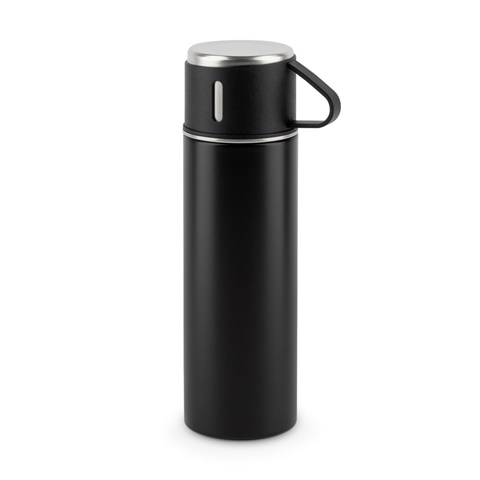 COMANECI. Kaksinkertainen ruostumattomasta teräksestä valmistettu pullo (90 % kierrätettyä) mattapintaisella pinnalla 490 ml - Image 3