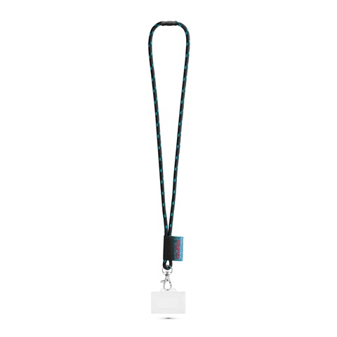 BRIDPORT. SET Lanyard NAUTIC Pitkä (Ø 7 mm) 9 mm:n sulkurenkaalla, Ø 7 mm:n turvalukolla ja 91 x 68 mm:n jäykällä nimilapun/kortin pidikkeellä - Image 2