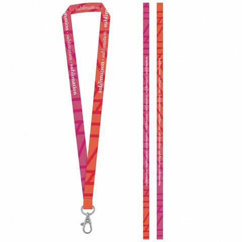 BRIGHTON S. Painettu näyte SET Lanyard SUBLIMATION Long II (20 mm) 20 mm:n sulkurenkaalla