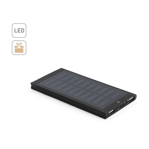 CLERK. 8 000 mAh:n varavirtalähde aurinkopaneelilla, valmistettu 100 % kierrätetystä alumiinista - Image 6