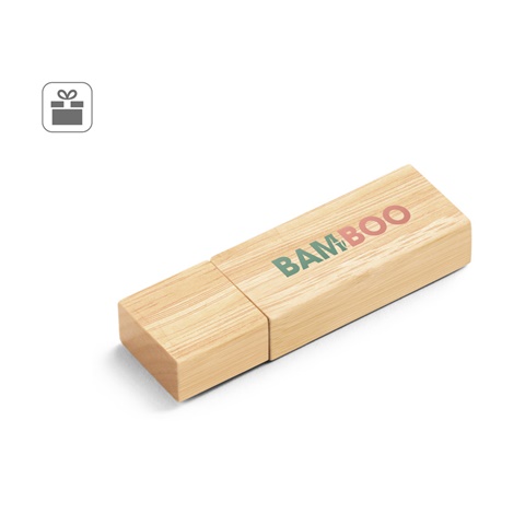 VENTER 8GB. 8GB USB-tikku bambusta - Image 5